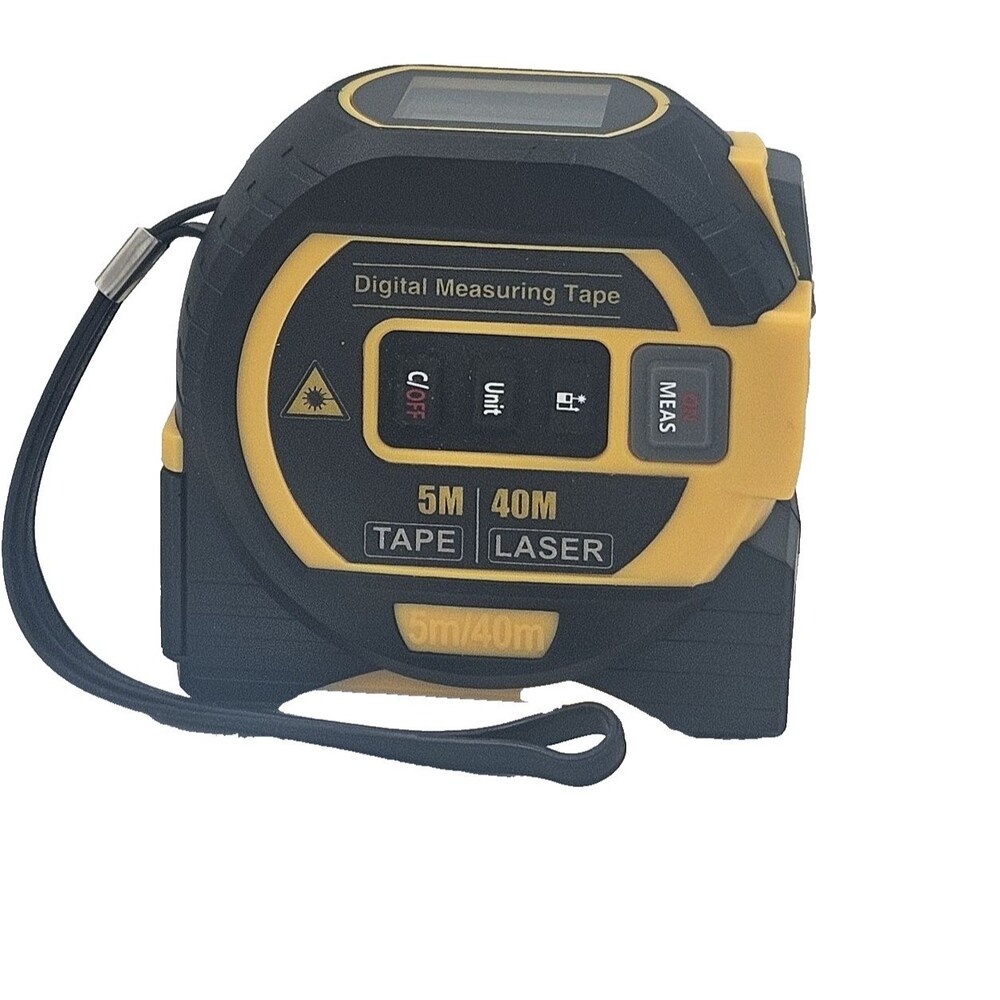 3 In 1  60M Laser Rangefinder 5m Tape Ruler Distance Meter Area/Volume